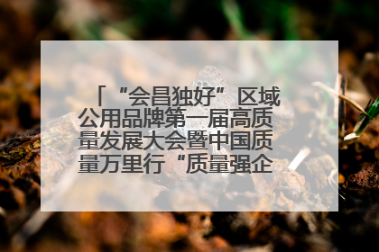 “会昌独好”区域公用品牌第一届高质量发展大会暨中国质量万里行“质量强企•质品行动”进会昌启动仪式成功举办