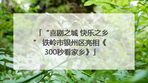“喜剧之城 快乐之乡” 铁岭市银州区亮相《300秒看家乡》