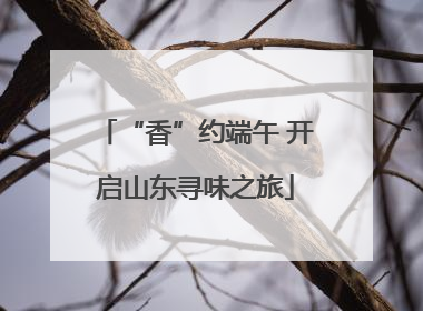 “香”约端午 开启山东寻味之旅