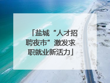 盐城“人才招聘夜市”激发求职就业新活力