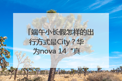 端午小长假怎样的出行方式最City？华为nova 14“真就不一样”！