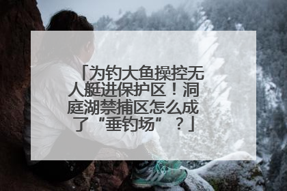 为钓大鱼操控无人艇进保护区！洞庭湖禁捕区怎么成了“垂钓场”？