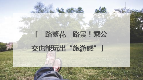 一路繁花一路景！乘公交也能玩出“旅游感”