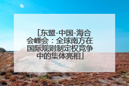 东盟-中国-海合会峰会：全球南方在国际规则制定权竞争中的集体亮相