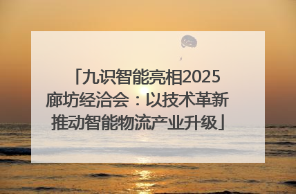九识智能亮相2025廊坊经洽会：以技术革新推动智能物流产业升级