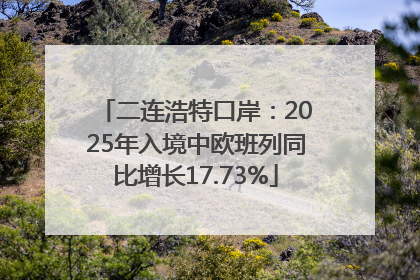 二连浩特口岸：2025年入境中欧班列同比增长17.73%