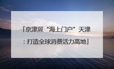 京津冀“海上门户”天津：打造全球消费活力高地