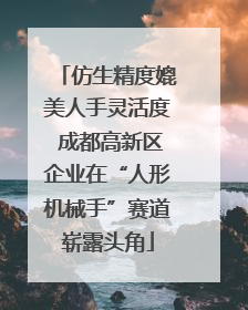 仿生精度媲美人手灵活度 成都高新区企业在“人形机械手”赛道崭露头角