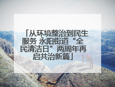 从环境整治到民生服务 永阳街道“全民清洁日”两周年再启共治新篇