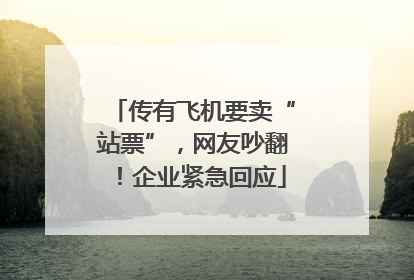 传有飞机要卖“站票”，网友吵翻！企业紧急回应