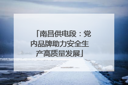 南昌供电段：党内品牌助力安全生产高质量发展