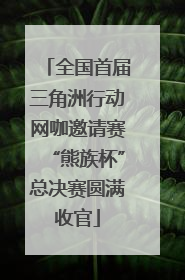 全国首届三角洲行动网咖邀请赛“熊族杯”总决赛圆满收官
