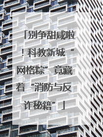 别争甜咸啦！科教新城“网格粽”竟藏着“消防与反诈秘籍”