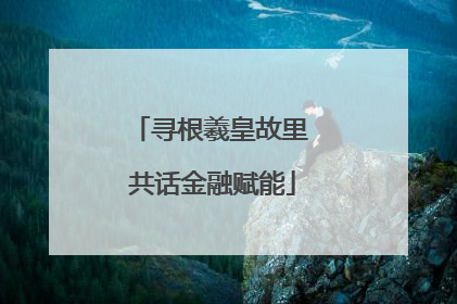 寻根羲皇故里 共话金融赋能