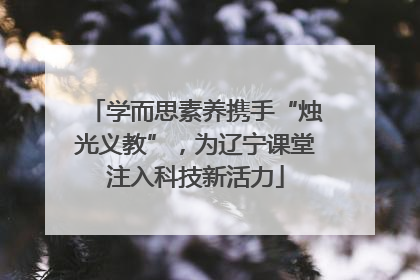 学而思素养携手“烛光义教”，为辽宁课堂注入科技新活力