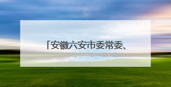 安徽六安市委常委、市纪委书记李敏拟任省辖市市委副书记