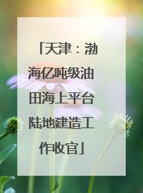 天津：渤海亿吨级油田海上平台陆地建造工作收官