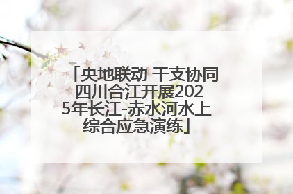 央地联动 干支协同 四川合江开展2025年长江-赤水河水上综合应急演练