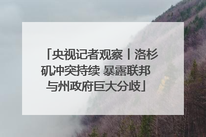 央视记者观察丨洛杉矶冲突持续 暴露联邦与州政府巨大分歧