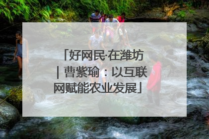 好网民·在潍坊｜曹紫瑜：以互联网赋能农业发展
