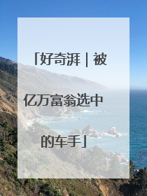 好奇湃｜被亿万富翁选中的车手