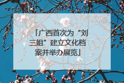 广西首次为“刘三姐”建立文化档案并举办展览