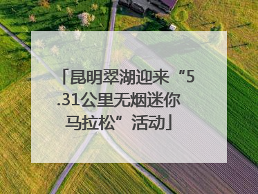 昆明翠湖迎来“5.31公里无烟迷你马拉松”活动