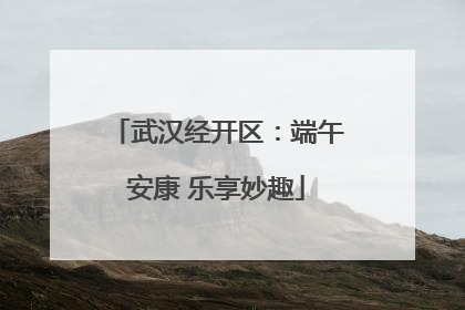 武汉经开区：端午安康 乐享妙趣
