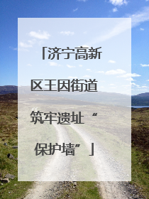 济宁高新区王因街道筑牢遗址“保护墙”