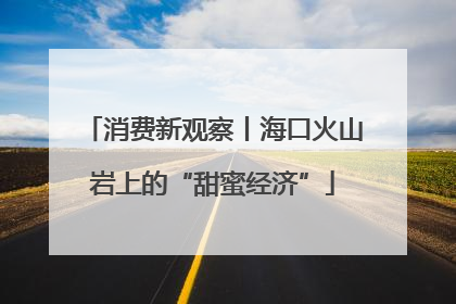 消费新观察丨海口火山岩上的“甜蜜经济”