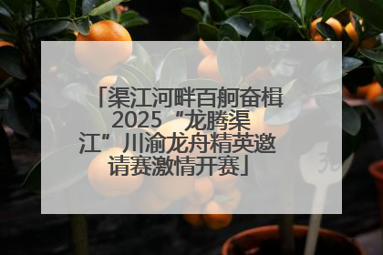 渠江河畔百舸奋楫 2025“龙腾渠江”川渝龙舟精英邀请赛激情开赛