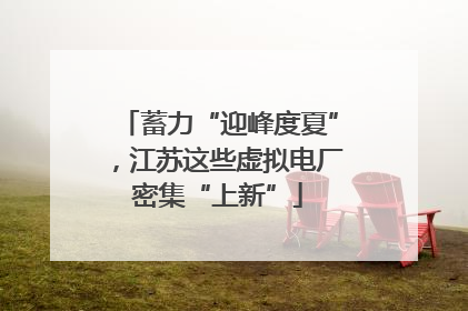蓄力“迎峰度夏”，江苏这些虚拟电厂密集“上新”
