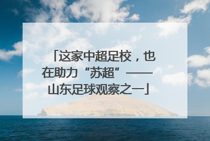这家中超足校，也在助力“苏超”——山东足球观察之一