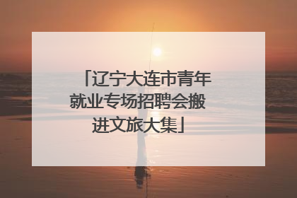 辽宁大连市青年就业专场招聘会搬进文旅大集