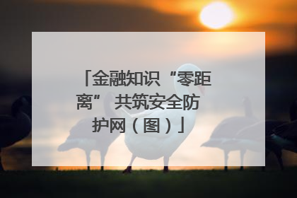 金融知识“零距离” 共筑安全防护网（图）