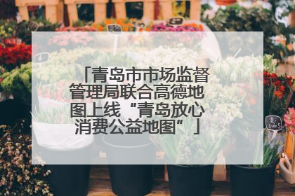 青岛市市场监督管理局联合高德地图上线“青岛放心消费公益地图”