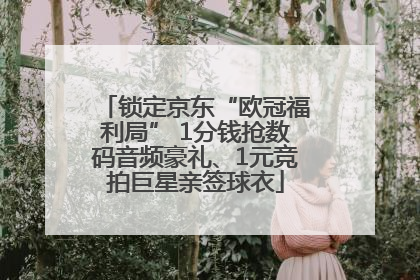 锁定京东“欧冠福利局” 1分钱抢数码音频豪礼、1元竞拍巨星亲签球衣