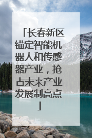 长春新区锚定智能机器人和传感器产业，抢占未来产业发展制高点