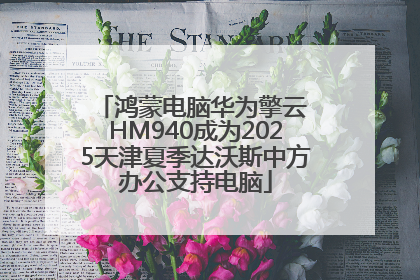 鸿蒙电脑华为擎云 HM940成为2025天津夏季达沃斯中方办公支持电脑